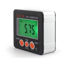 차징샵유통 0.01도 디지털 전자 각도기 수평계 경사계 자석형 각도계 D134, 디지털 각도계 D134