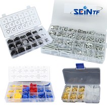 세인티에프 볼트 너트 세트 13종 24종 스냅링 압착 터미널 평단자 세트 슬리브 커넥터, 선택05. 스프링세트, -