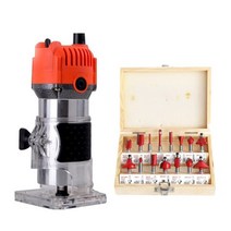 차량용 광택기 자동차 세차 연마 디테일링 용품 관리 폴리셔 220 v110 v 전기 라미네이트 에지 트리머 미니 나무 라우터 조각 기계 목공 목공 전동 공구, 트리머 키트2, 220V-230V, 협력사