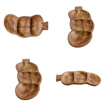 완두콩 3칸나눔접시 반찬접시 마른안주접시 삼구접시