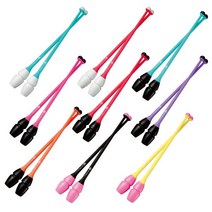 챠코트 리듬체조 곤봉 저반발 하이그립 고무곤봉 차코트 Chacott CHCL-01 41cm CHCL-02 45.5cm 일본발송, 034 화이트×그린
