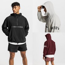 똑소녀 남자 아노락 바람막이 후드 반집업 헬스 트레이닝복 운동복 긴팔 상의
