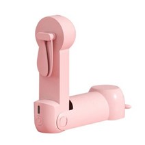 차박 에어컨 캠핑용 무시동 이동식 작은방 휴대용 워터 스프레이 미스트 선풍기 전기 핸드헬드 미니 냉방 에어 컨디셔너 가습기 야외용 얼굴 스티머, Fan Pink+미국