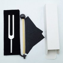 스펙트럼 분석기 측정기튜닝 포크 528C DNA 수리 치유 신경계 테스트 용 말렛 건강, 02 Black