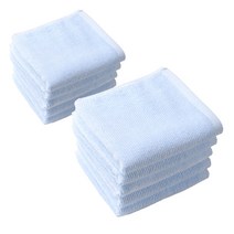 모던리빙 모던뱀부 130g 수건 세면 타올, 10장, 연하늘