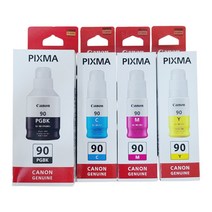 캐논 GI-90 잉크 G7090 G6090 GM2090 G7091 G5090 G6091, 검정+컬러