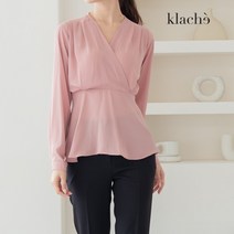 클라셰 KLACHE 트위스트랩블라우스 CB2FBL060A