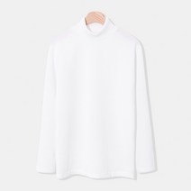 제이에이치스타일 라떼 니트 골지 반목폴라