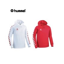 험멜 후드 HM-2380 캐주얼 후드 레드 화이트