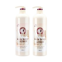 꽃을든남자 우유 바디 로션1000ml+바디 샤워 1000ml 대용량
