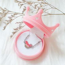 샤이니유 미키 써지컬스틸 미아방지 팔찌, (기본체인)12+3cm, 블랙/왕관케이스, 영어1 필기체