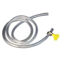 보일러 에어 빼기 호스 난방 분배기 공기 물 빼기 도구, 2 클램프 용 1 미터 (6mm 내경)