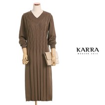 KARRA 브이꽈배기니트원피스_KB0FOP335C