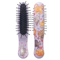 켄트 아트헤즈 포켓사이즈 쿠션 브러쉬(고양이), 단품