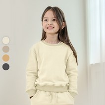 유니패밀리 아동용 베이직 맨투맨