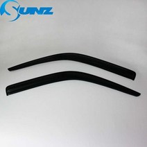 선바이저 차량용 햇빛가리개 사이드 윈도우 디플렉터 VW Transporter Camper T5 2003 도어 바이저, 01 Black