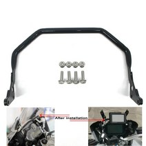 오토바이 사이드라이닝 자전거 gp 네비게이션 gps 브래킷 bmw r1250gs adv r1200gs lc adv 12mm 확장 바 전화 홀더 스탠드 오토바이 액세서리, 없음