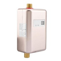 전기 순간 온수기 야외 화장실 가전 제품 Tankless 전기 온수기 욕실 주방 인스턴트 온도 디스플레이 난방, 02 Gloden_02 220V 플러그