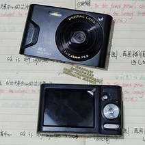 레트로디카 인스타 감성 빈티지디카 미니디지털카메라 4800만화소, 패키지 A, (업그레이드버전) 검+검