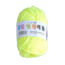 WOW 인형의 꿈(40g) 64색 수세미실 인형실 소품실 뜨개질 털실 뜨개실, 인형의꿈 - 61레몬