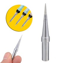 용접엘보 1Pcs 납땜 인두 팁 WES51 용접 도구 용 0.4mm 긴 원추형 교체 스테이션