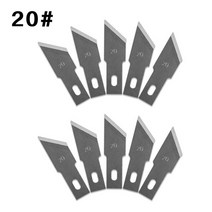 카빙나이프 10 pcs 한 로트 11 나무 조각 칼 블레이드 교체 조각 메스 블레이드 조각 공예 조각 칼, 이십