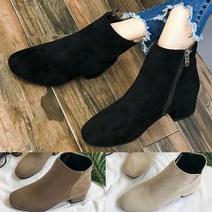현모양처 워커힐 부티 힐 워커 첼시 앵클 앵글 부츠 통굽 MK619