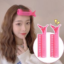 [KT알파쇼핑][2개세트] 앞뽕 셀프 헤어볼륨업 앞머리펌 집게, 핑크/one-size