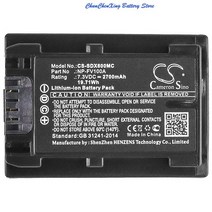 1600mAh 2700mAh 소니 FDR-AX40 AX45 AX60 AX700 AX53 AXP33 AX33HDR-CX625 CX680 CX450 PJ675 PJ620, [02] 2700mAh