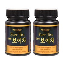 보이차먹는법 알약 간편한 보이차 (60정x2통), 2통, 60정