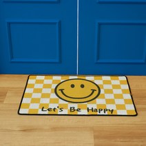 코메샵 스마일 폴리매트 발코니 베란다 매트 현관매트 600*400, 7-4 노랑봄꽃, 폴리매트 600x400