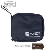 Ananas Surf 서핑 보드 핀 파우치 가방 커버 지갑 홀더 보관 카이트 SUP 웨이크 액세서리, 03 Wallet and wax comb