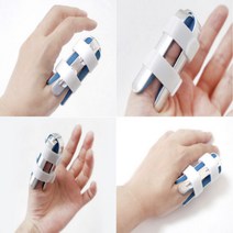 손가락보호대 핑거스프린트 알루미늄 부목 깁스 엄지 검지 중지 새끼 손가락, 4방향L(90mm)