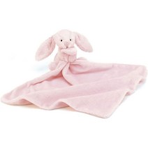 Jellycat 젤리캣 바시풀 핑크 버니 토끼 애착인형 유아 아동 인형담요, 블러