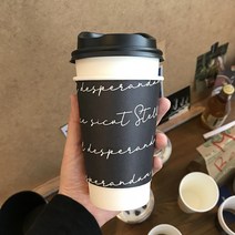 [소행섬] 런던 레터링 친환경컵홀더 (10온스), 1000개