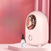 얼굴 스팀기 헤어 페이스 안면 스티머 페이셜 스팀 피부 모공 관리 홈케어 페이스 수분, 5 플래그십 핑크 250ML 대형