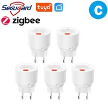일산화탄소누출 메탄누출 냉매누출 가스누출 누수경보 tuya zigbee 가스 감지기 천연 가스 누출 센서 70db 사운드 경보 lpg 누출 감지기 앱 제어 스마트 홈 보안 경보, 옵션 c, Option C