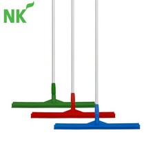 [식공구] 엔케이 일체형 실리콘 바닥 밀대 / 화장실 식품공장 업소용 대형 고무 스퀴지 물기제거 물밀대 청소 HACCP, 빨강, 150cm, 1개