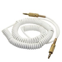 스피커 용 3.5 mm 스테레오 오디오 보조 케이블 2.3 피트 -6.5 피트 0.7-2 미터 크림
