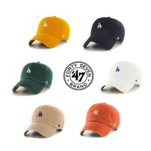 47브랜드 MLB 베이스러너 클린업 볼캡, LA다크그린