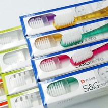 국산 치과전용 칫솔 세트 1박스 12개, 교정V일반모 1박스12개 (색상랜덤)