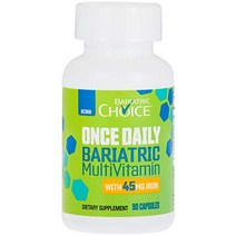 미국 직배송 Bariatric Choice ONCE DAILY Bariatric Multivitamin Capsule with 4 B07HZ3YQ5X, 1개