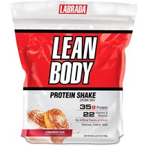 라브라다뉴트리션 린바디 leanbody 프로틴 쉐이크 단백질 파우더 시나몬 1120g, 2.47파운드(1팩)