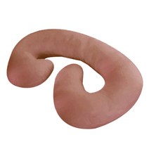 지퍼 커버가 있는 임부용 베개 C형 전신 볼스터 쿠션 11가지 색상 이용 가능, 설명, 커피
