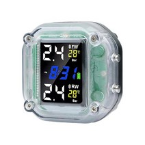 바이크tpms 타이어 압력 모니터링 시스템 센서 무선 43392MHz 21V36V 액세서리 실시간 자전거 두 바퀴 자동차 TPMS