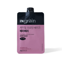 인그레인 캐치밀 프로틴 쉐이크 7팩 베리베리(딸기베리맛), 40g, 7개