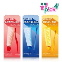 바이컬러 치약+칫솔 세트 (치어리 데즐링 헬시온), 헬시온 치약+칫솔 기획세트