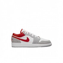 GS 조던 1 로우 SE 라이트 스모크 그레이 짐레드 GS Jordan 1 Low SE Light Smoke Grey Gym Red
