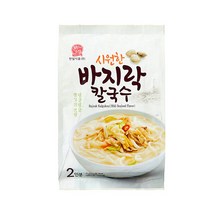 한일식품 본고장시원한바지락칼국수2인분 12개, 428g