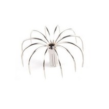 5 PCS 12 바늘 바늘 스테인리스 스틸 오징어 오징어 문어 우산 낚시 고리 흔적 흔적, 4.5cm